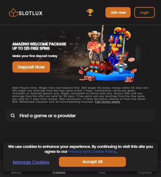 SlotLux Casino
